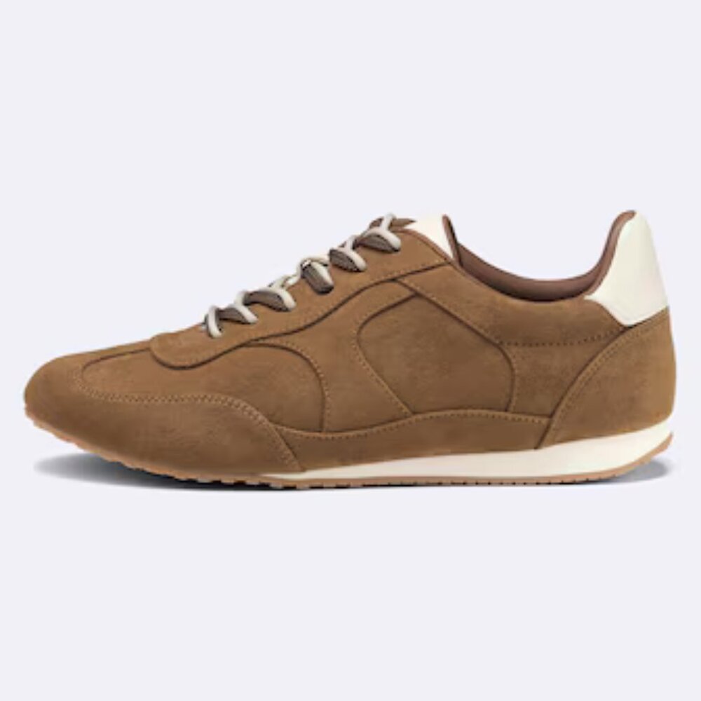 GU Brown Double Shoe Lace Flat Sneakers/NWT/7.5